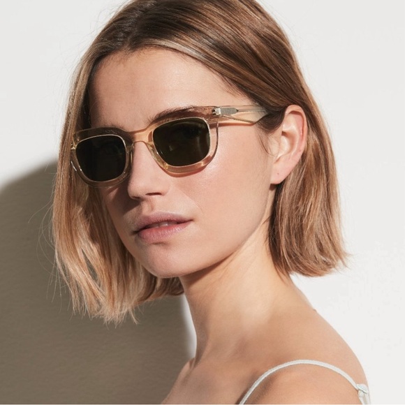 DOM VETRO rose clear sunglasses 48-25-125 - Picture 1 of 11